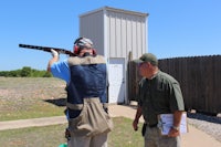 a man holding a gun